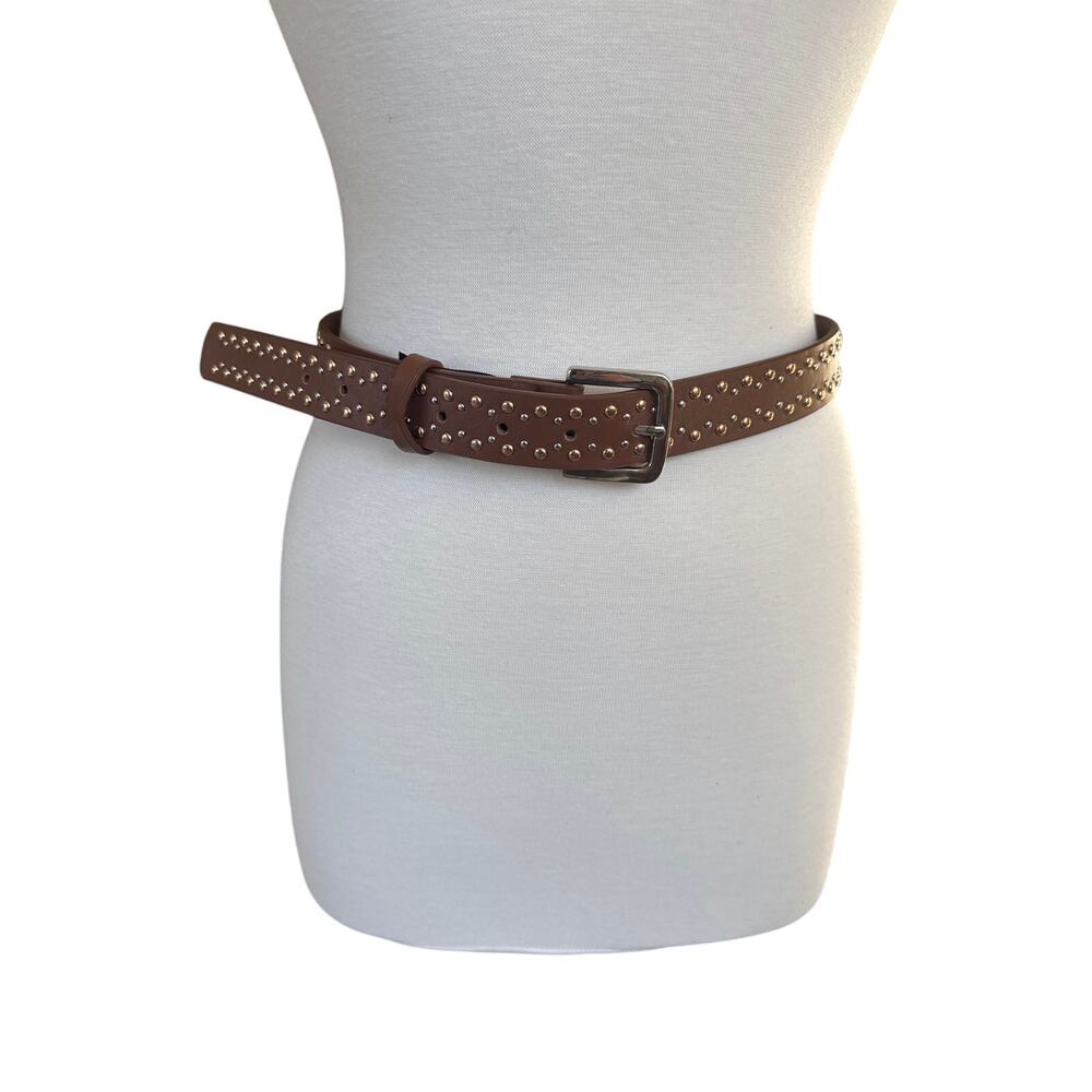 Brown studded belt size XS | Western inspired belt